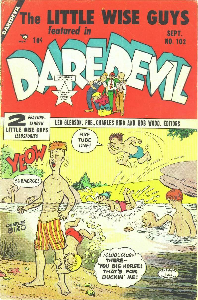 Comic Book Cover For Daredevil Comics 102