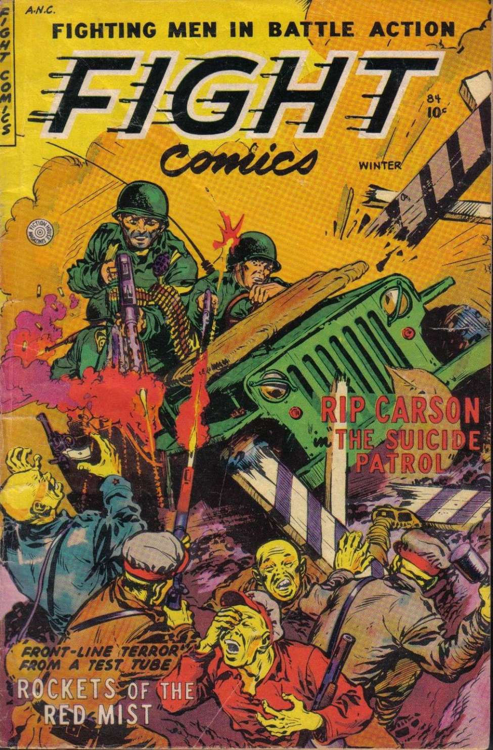 Comic Book Cover For Fight Comics 84 - Version 1