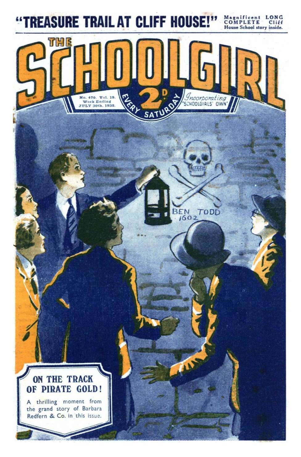 Comic Book Cover For The Schoolgirl 470