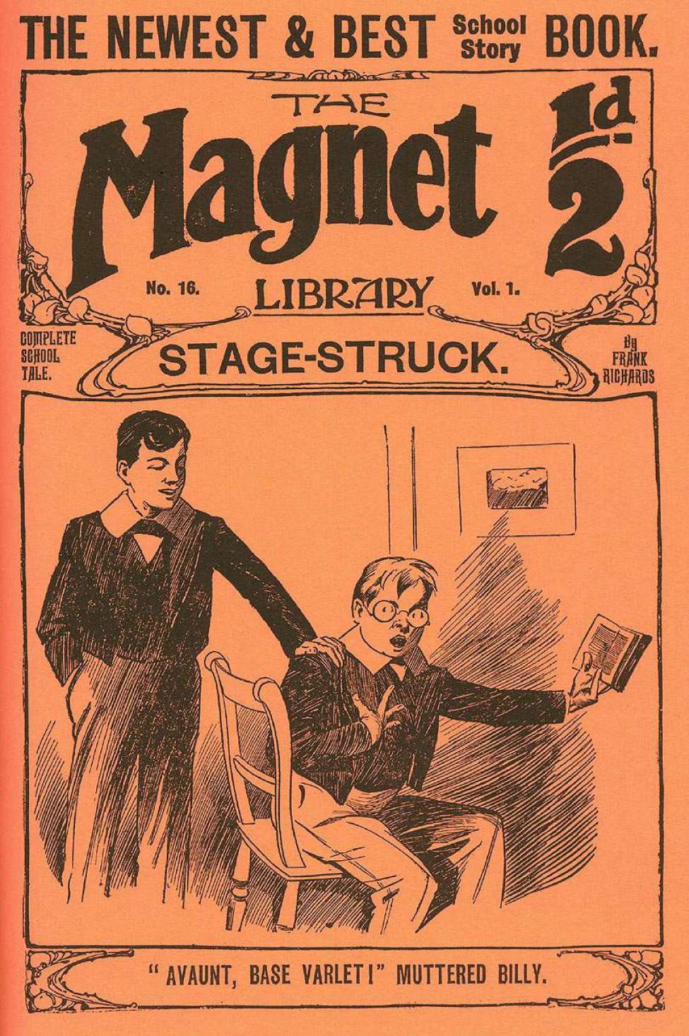 Book Cover For The Magnet 16 - Stage Struck; or, A Dress Rehearsal