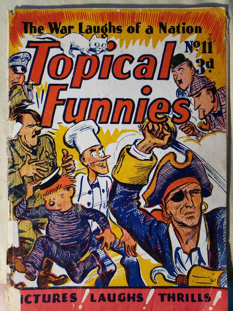 Book Cover For Topical Funnies 11