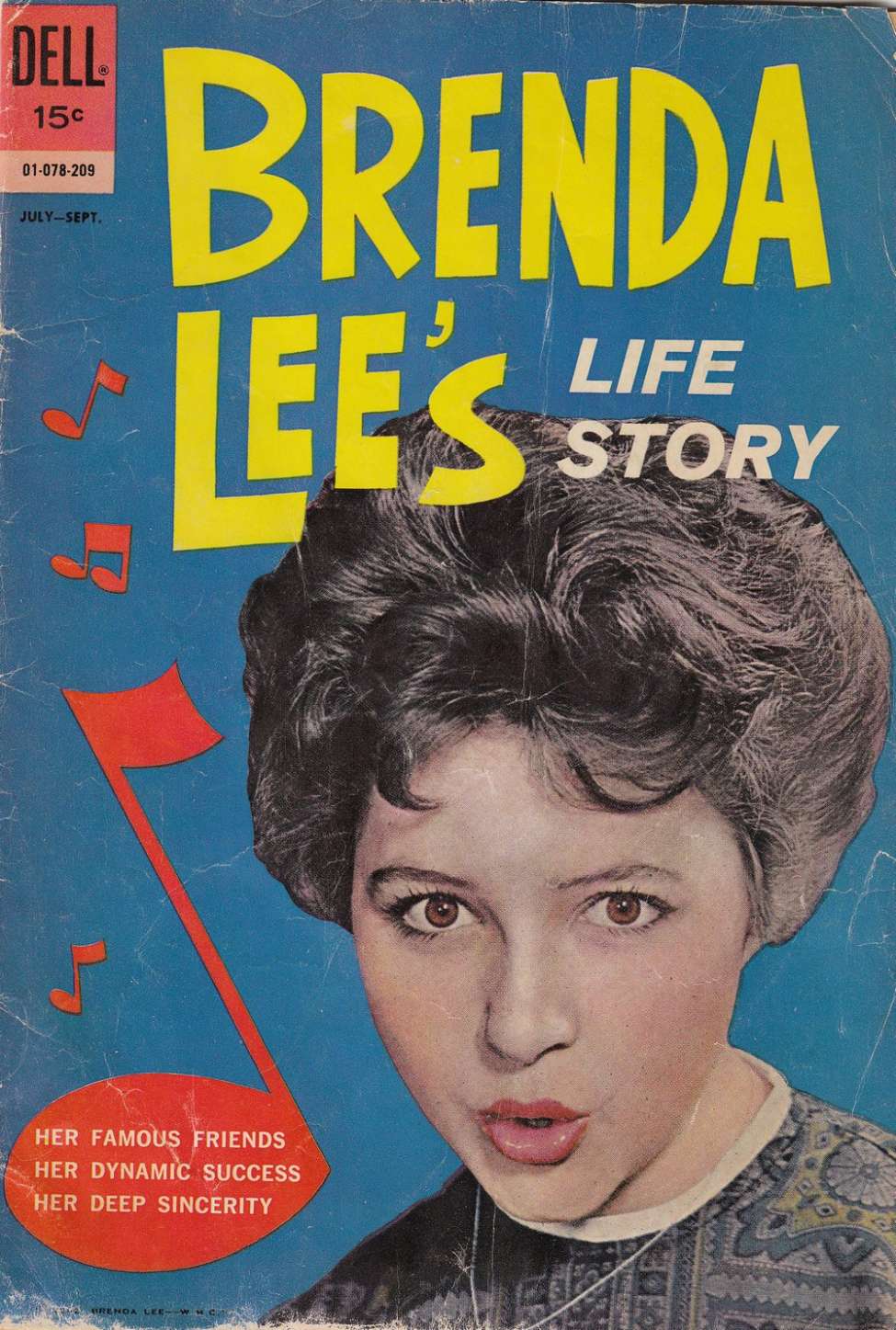 Comic Book Cover For Brenda Lee's Life Story
