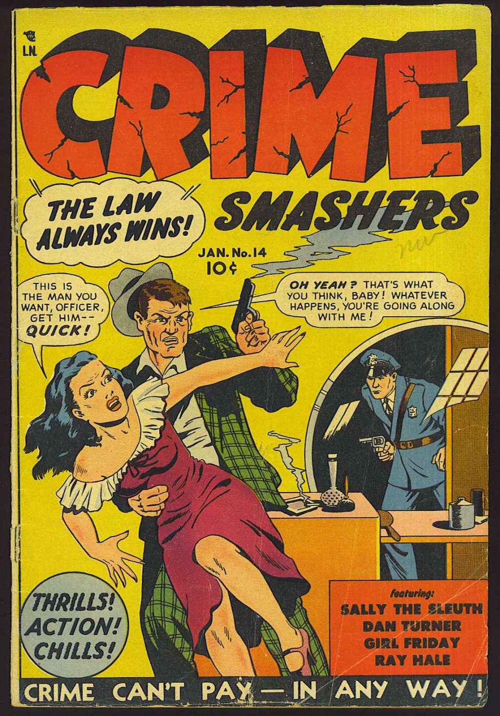 Book Cover For Crime Smashers 14
