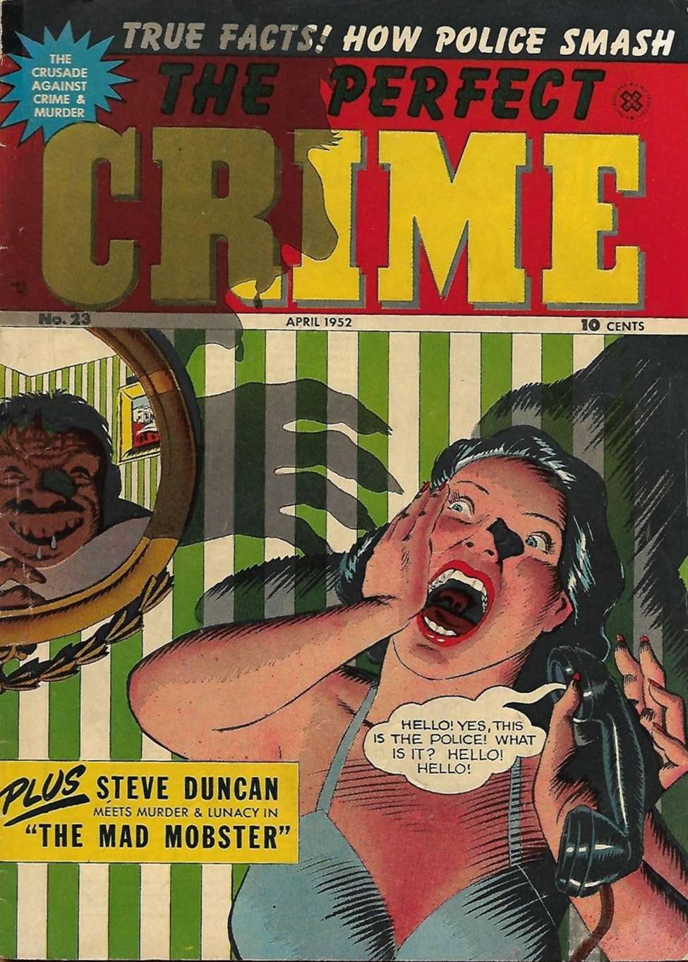 Comic Book Cover For The Perfect Crime 23
