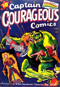 Large Thumbnail For Captain Courageous Comics 6