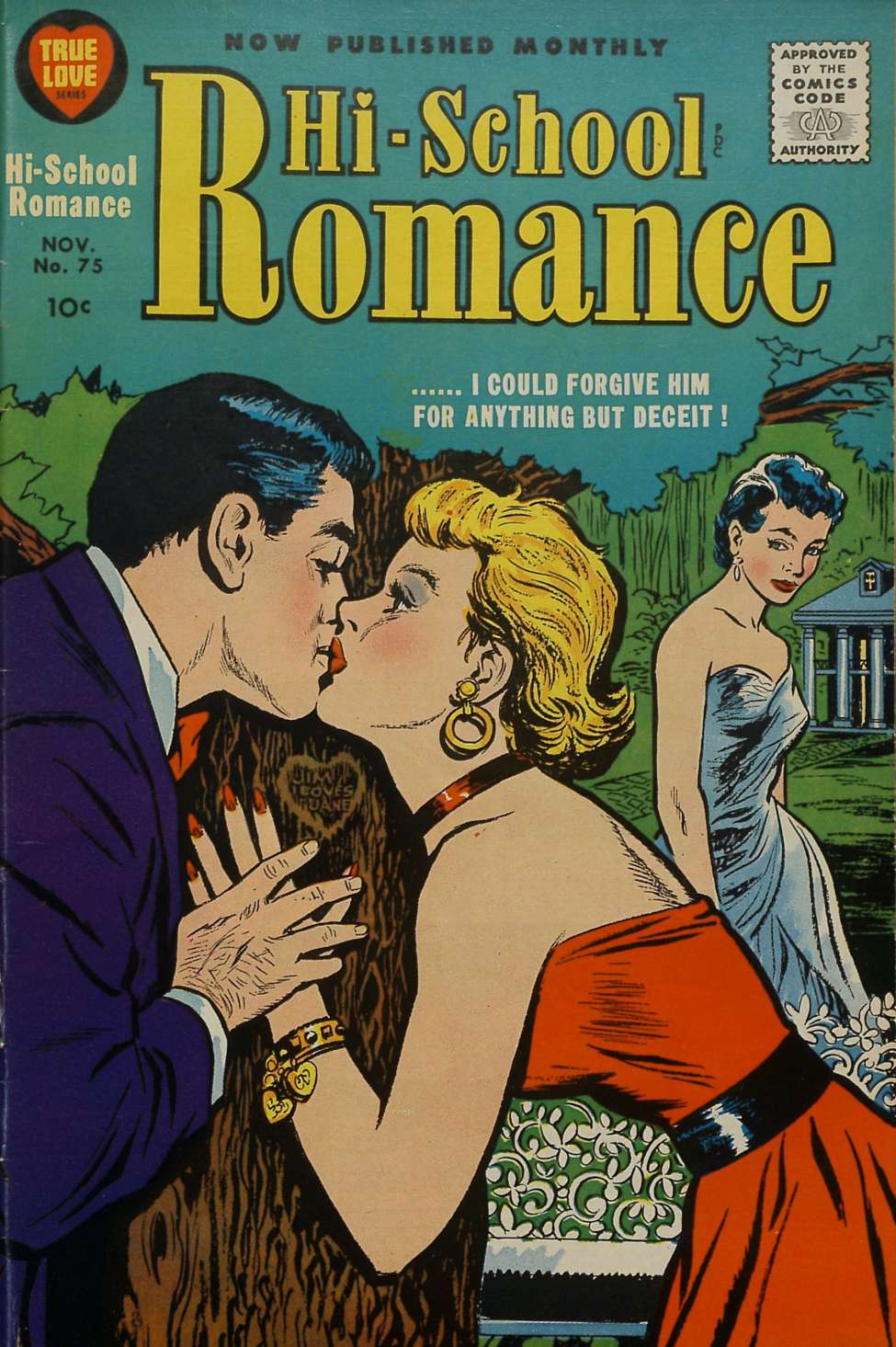 Comic Book Cover For Hi-School Romance 75