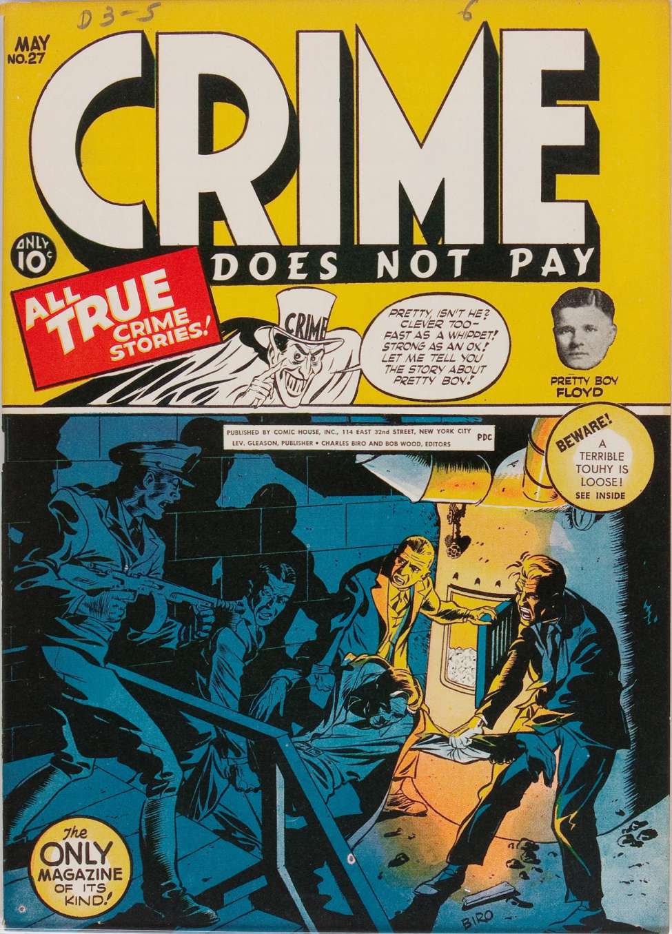 Comic Book Cover For Crime Does Not Pay 27