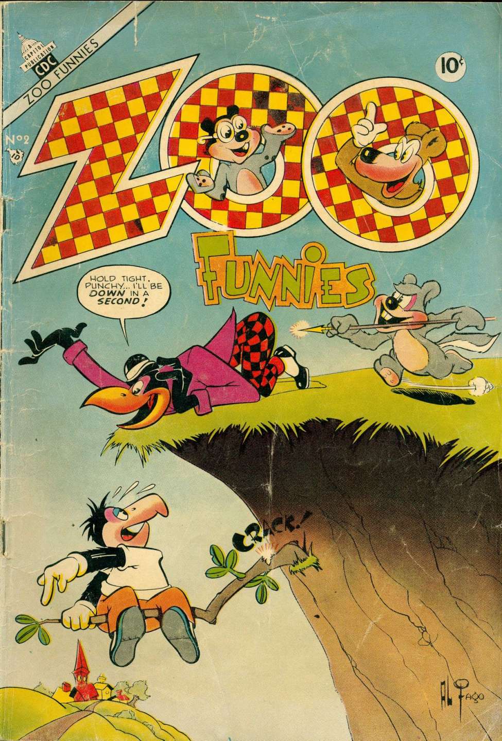 Comic Book Cover For Zoo Funnies v2 2