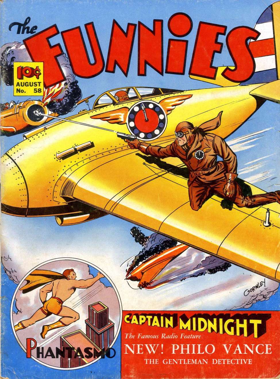 Comic Book Cover For The Funnies 58