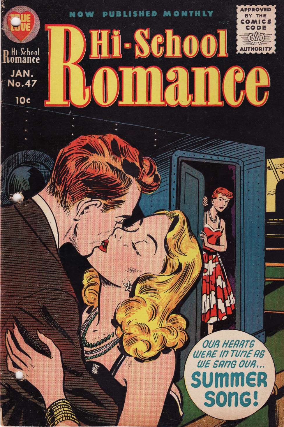 Comic Book Cover For Hi-School Romance 47 - Version 1