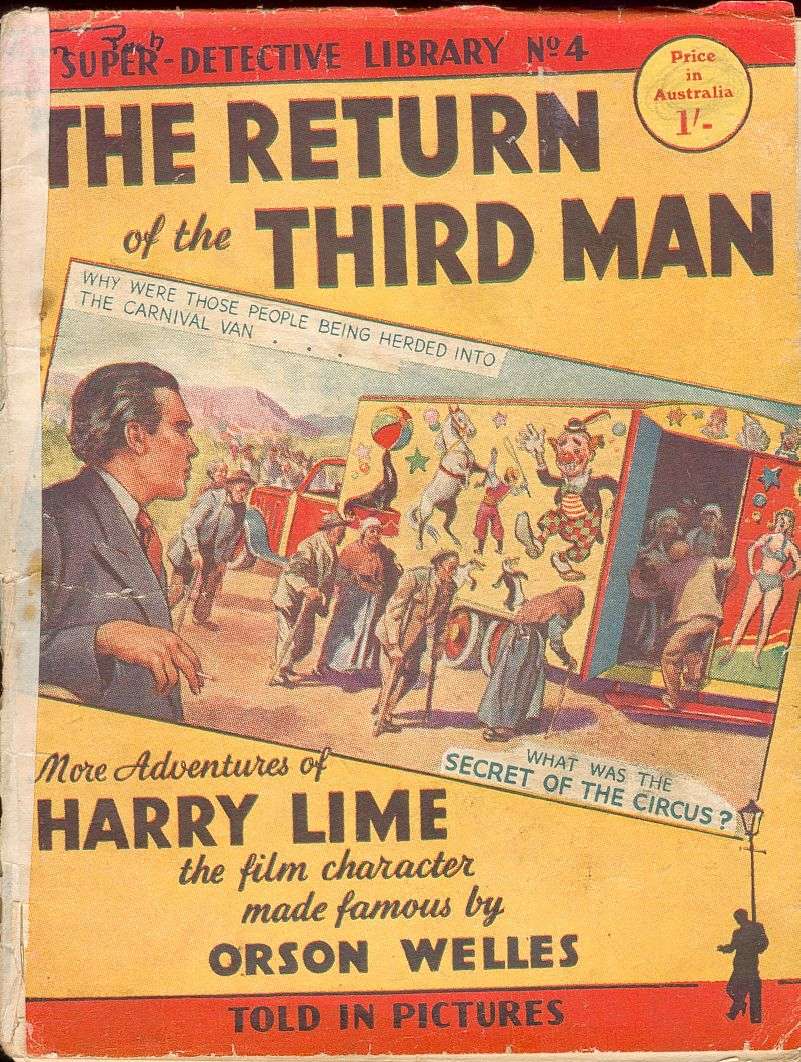 Comic Book Cover For Super Detective Library 4 - The Return of The Third Man