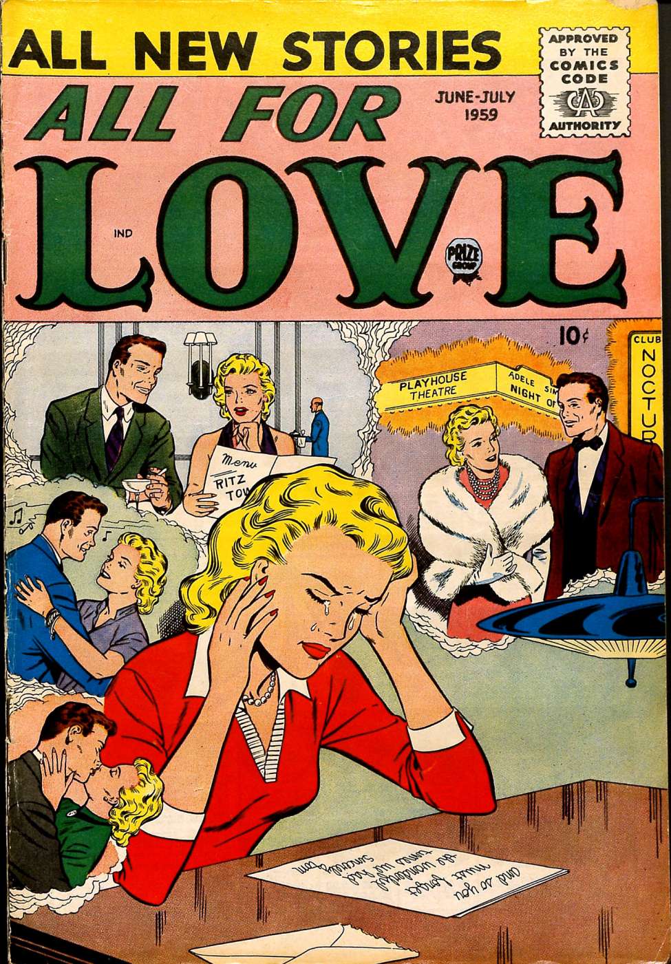 Comic Book Cover For All for Love v3 1b