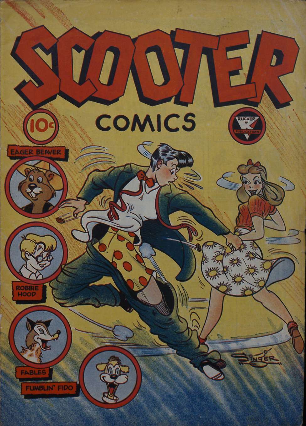 Comic Book Cover For Scooter Comics 1
