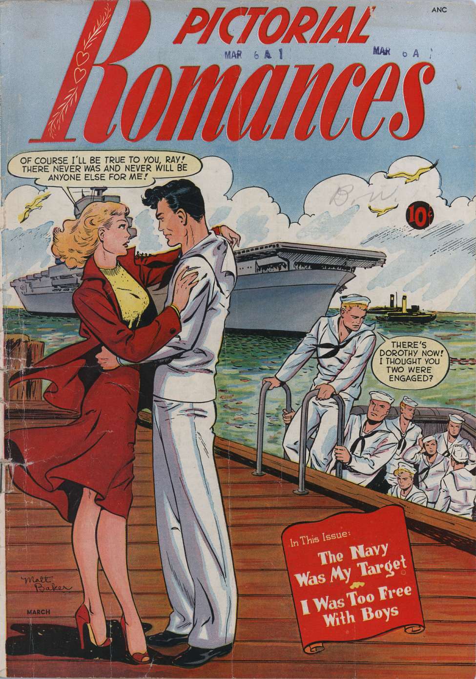 Comic Book Cover For Pictorial Romances 6