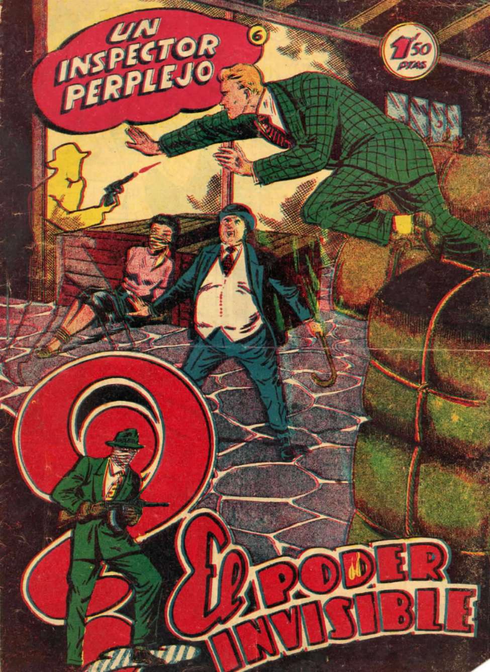 Comic Book Cover For El Poder Invisible 6 - Un inspector perplejo