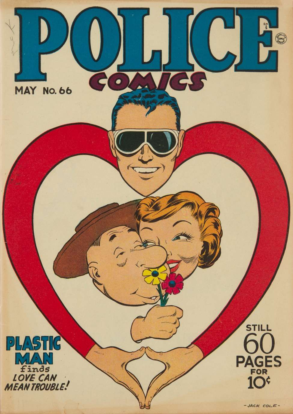 Comic Book Cover For Police Comics 66 - Version 2
