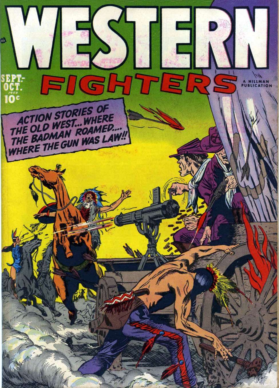Comic Book Cover For Western Fighters v4 4