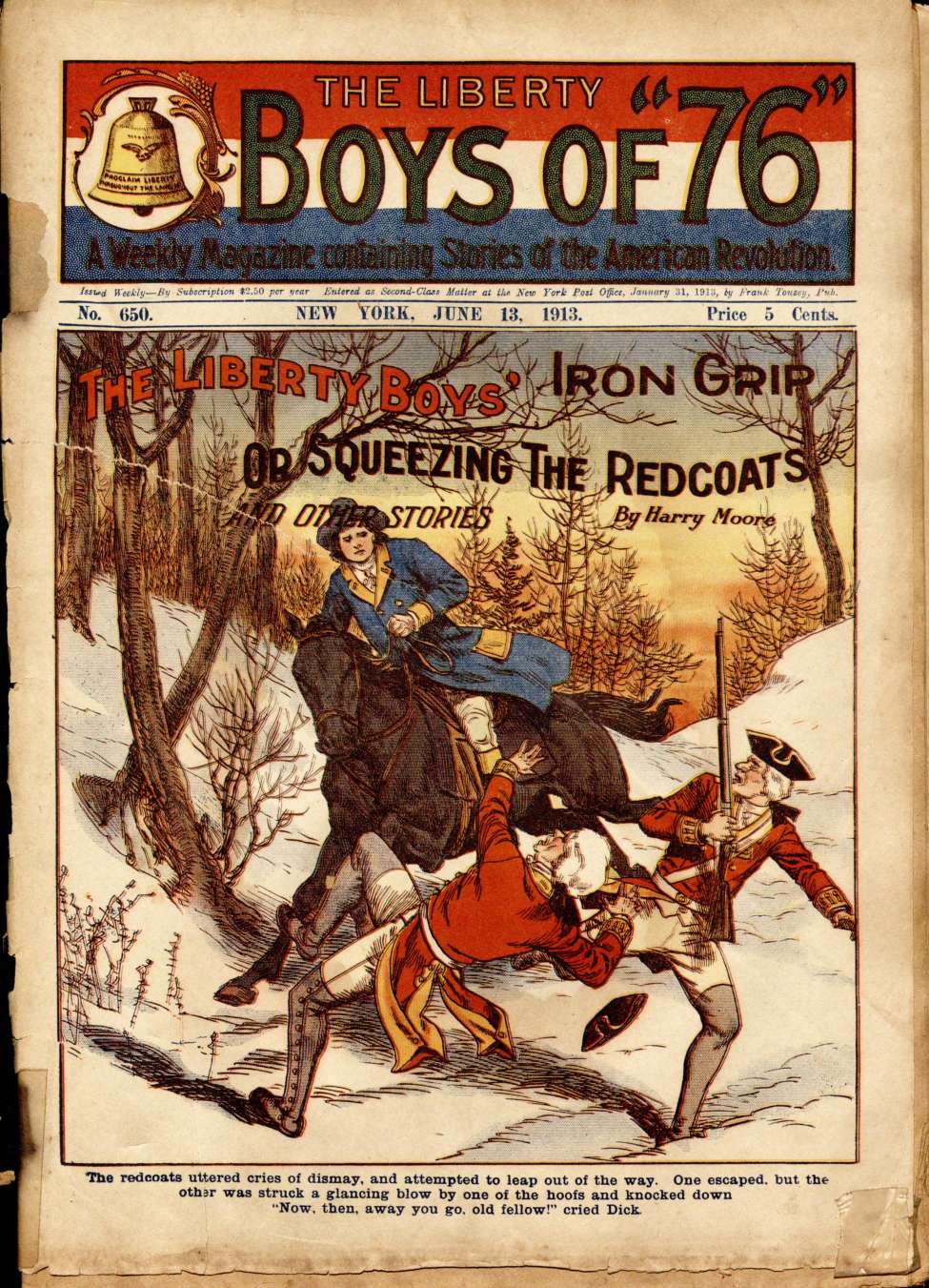 Book Cover For The Liberty Boys of 76 650 - The Liberty Boys' Iron Grip