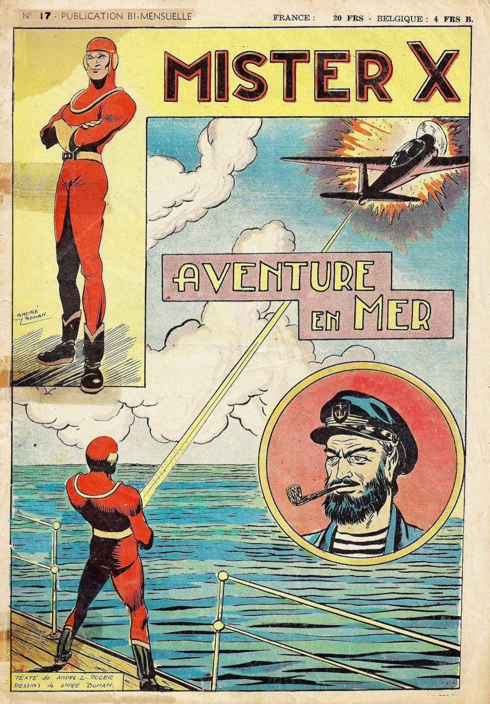 Comic Book Cover For Mister X 17 - Aventure en mer