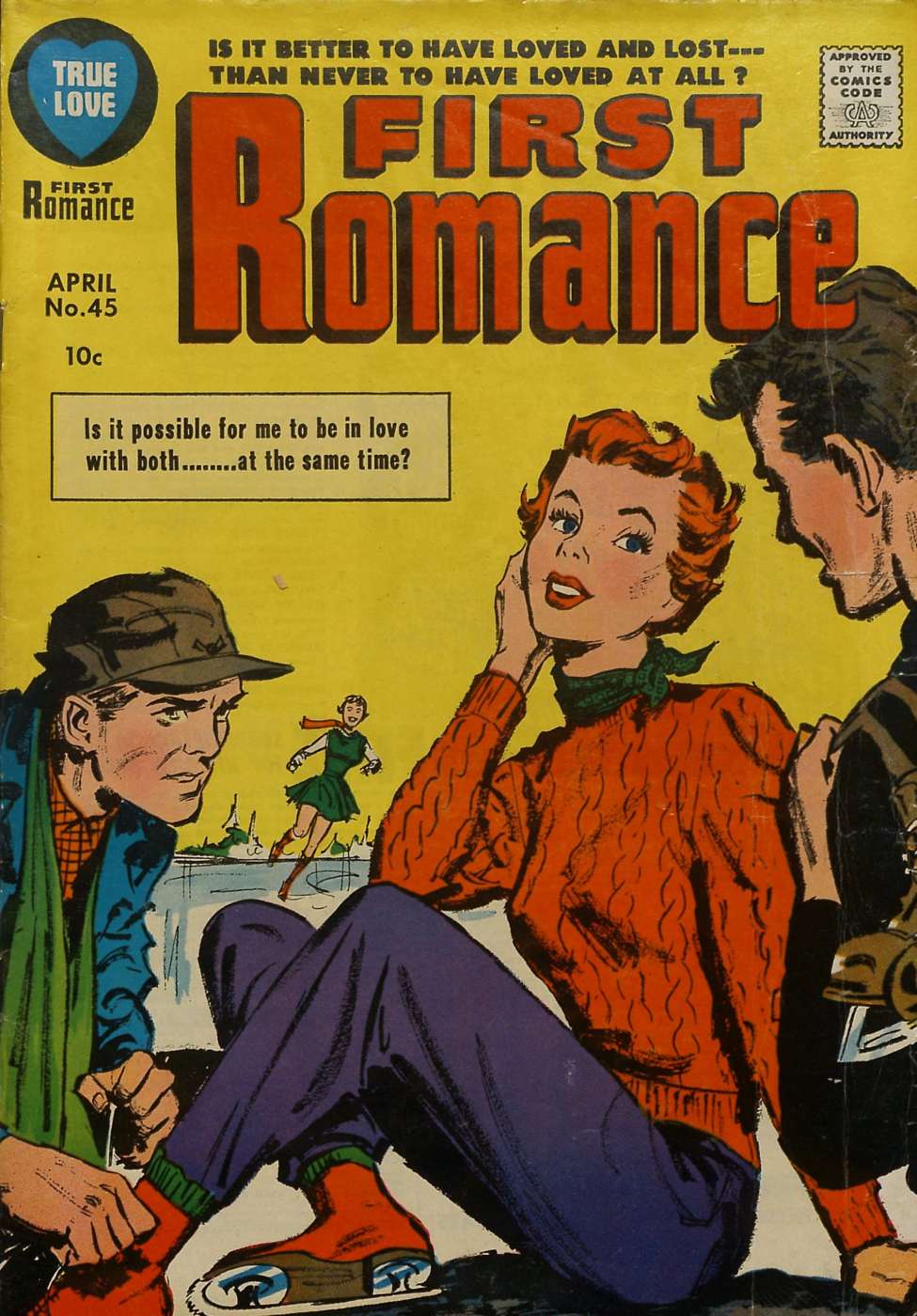 Book Cover For First Romance Magazine 45