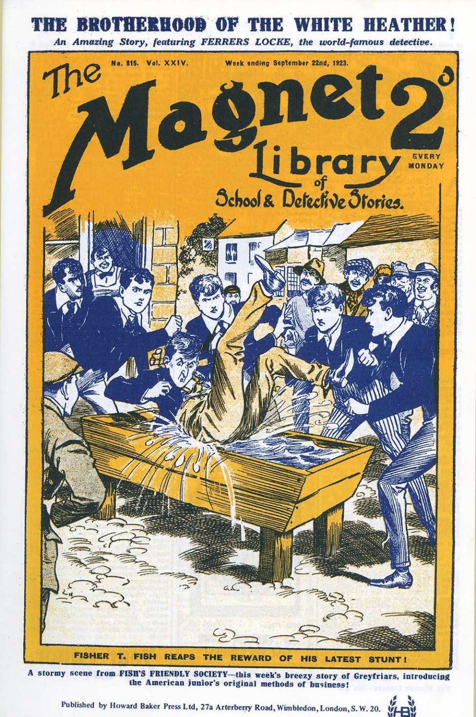 Comic Book Cover For The Magnet 815 - Fish's Friendly Society!