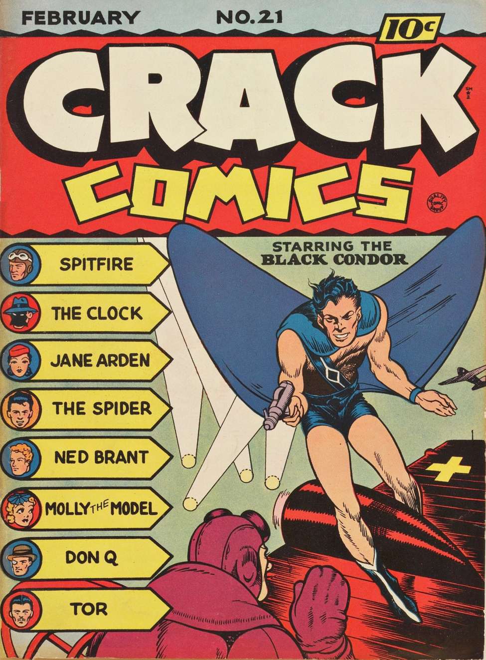 Comic Book Cover For Crack Comics 21