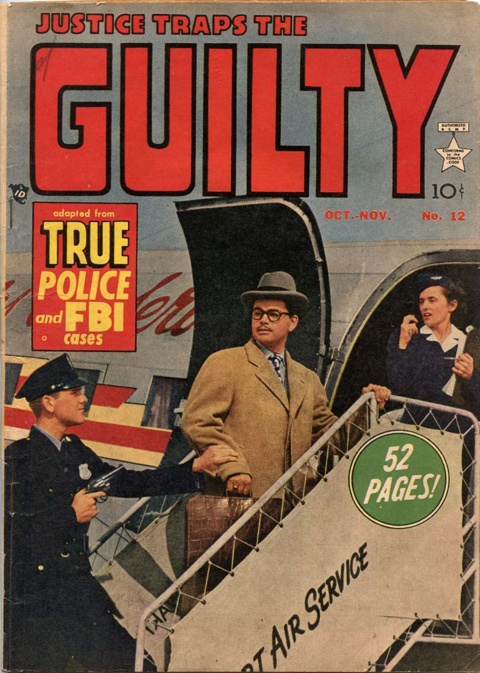 Comic Book Cover For Justice Traps the Guilty 12