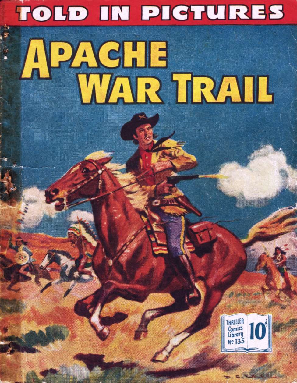 Book Cover For Thriller Comics Library 135 - Apache War Trail