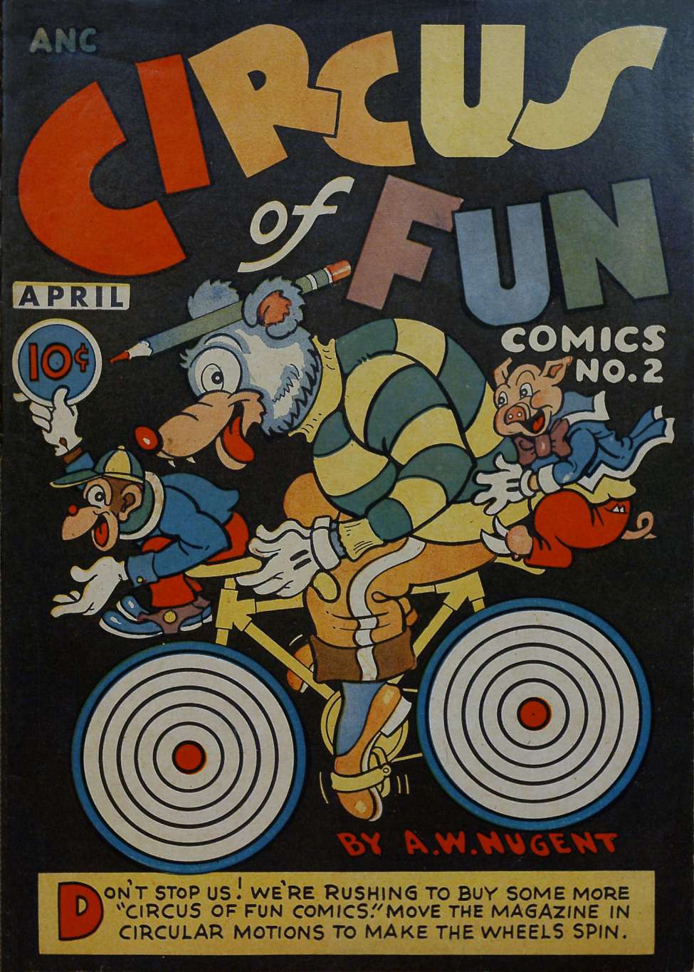 Comic Book Cover For Circus of Fun Comics 2