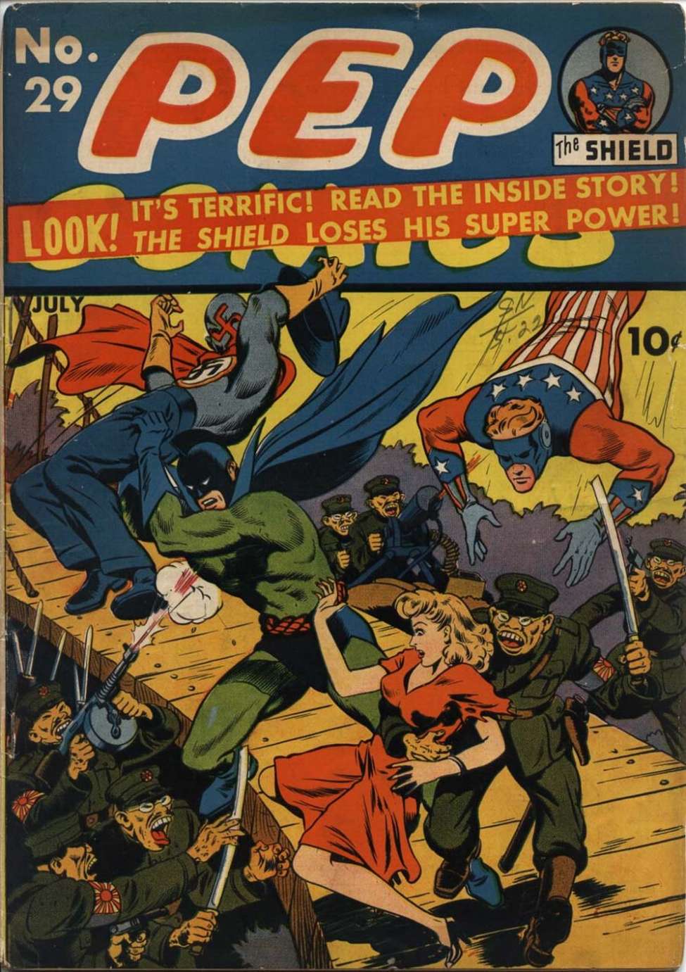 Book Cover For Pep Comics 29