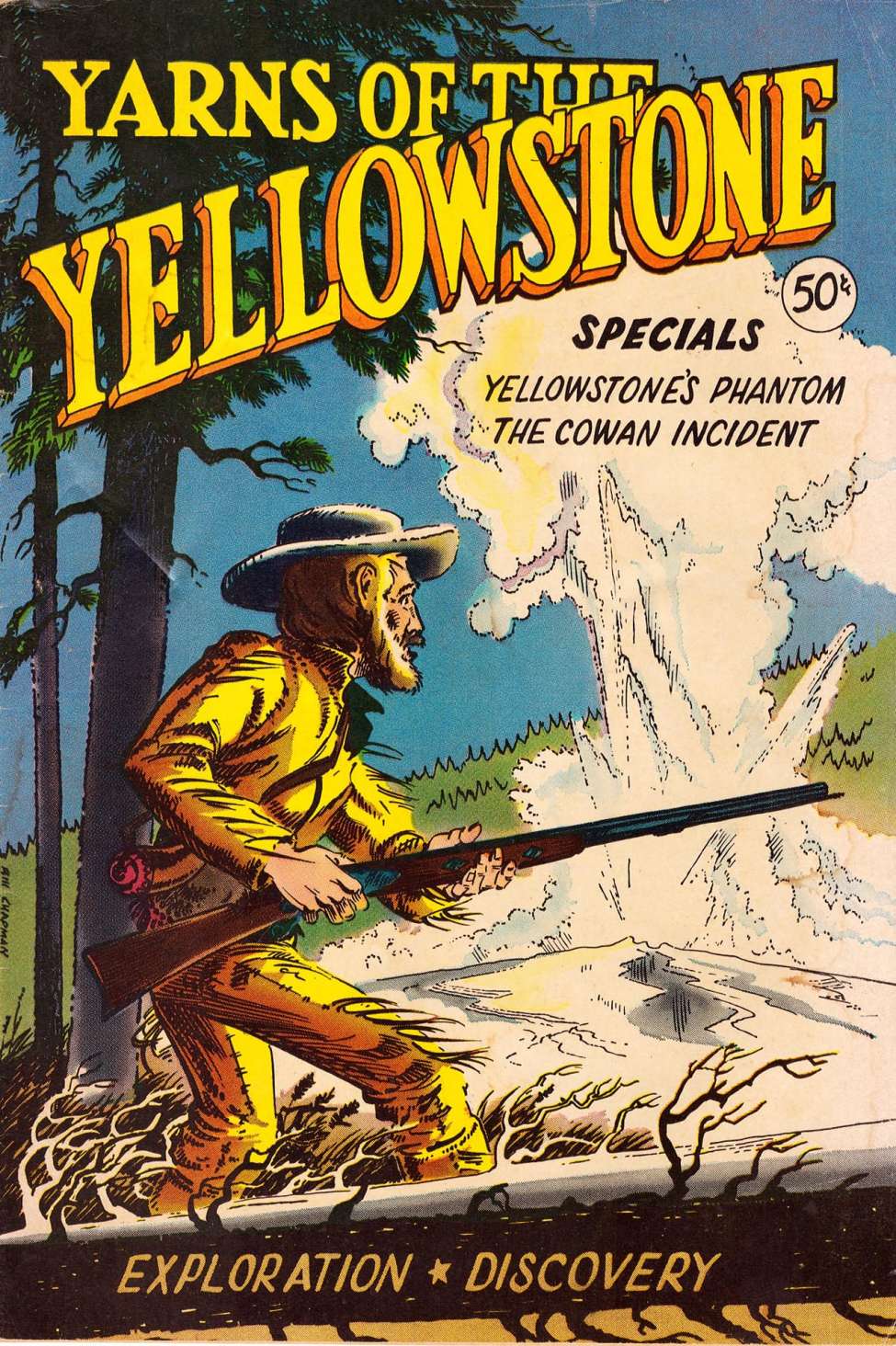 Comic Book Cover For Juniper Studios - Yarns of the Yellowstone