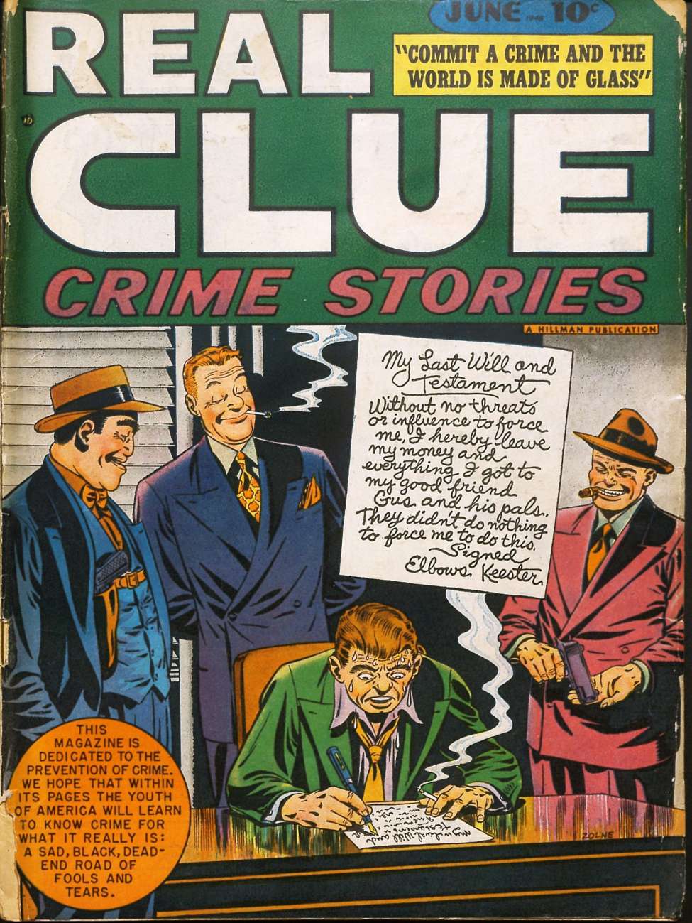 Book Cover For Real Clue Crime Stories v3 4