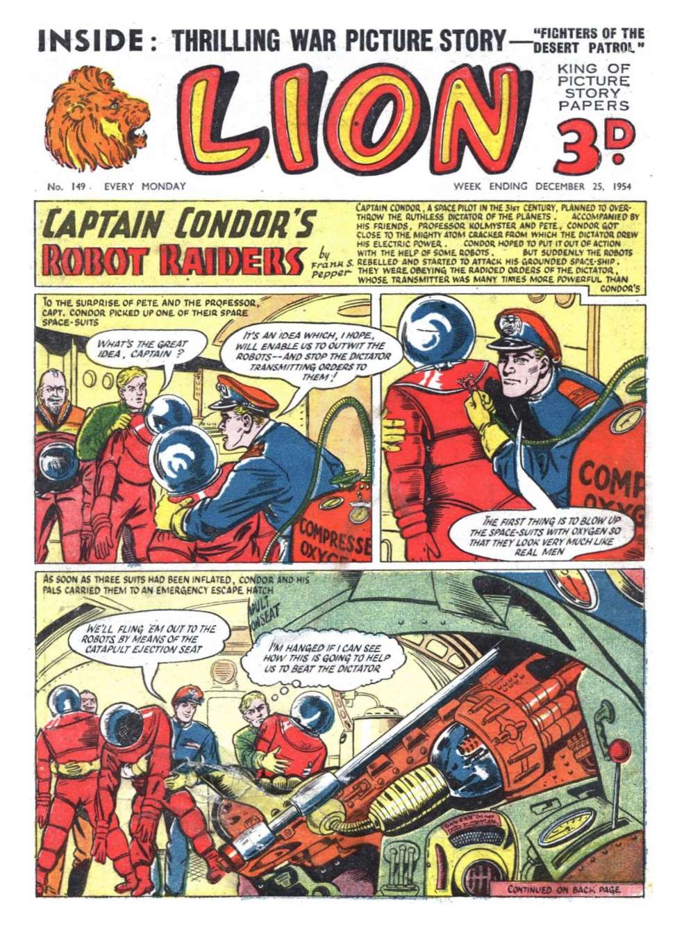 Comic Book Cover For Lion 149