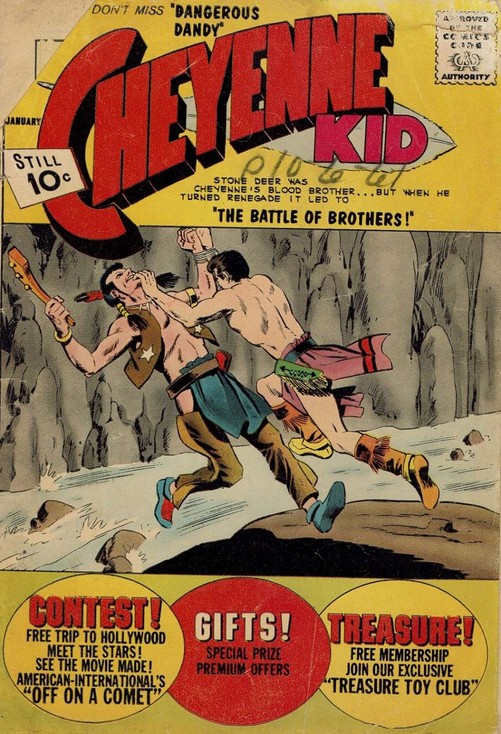 Comic Book Cover For Cheyenne Kid 32