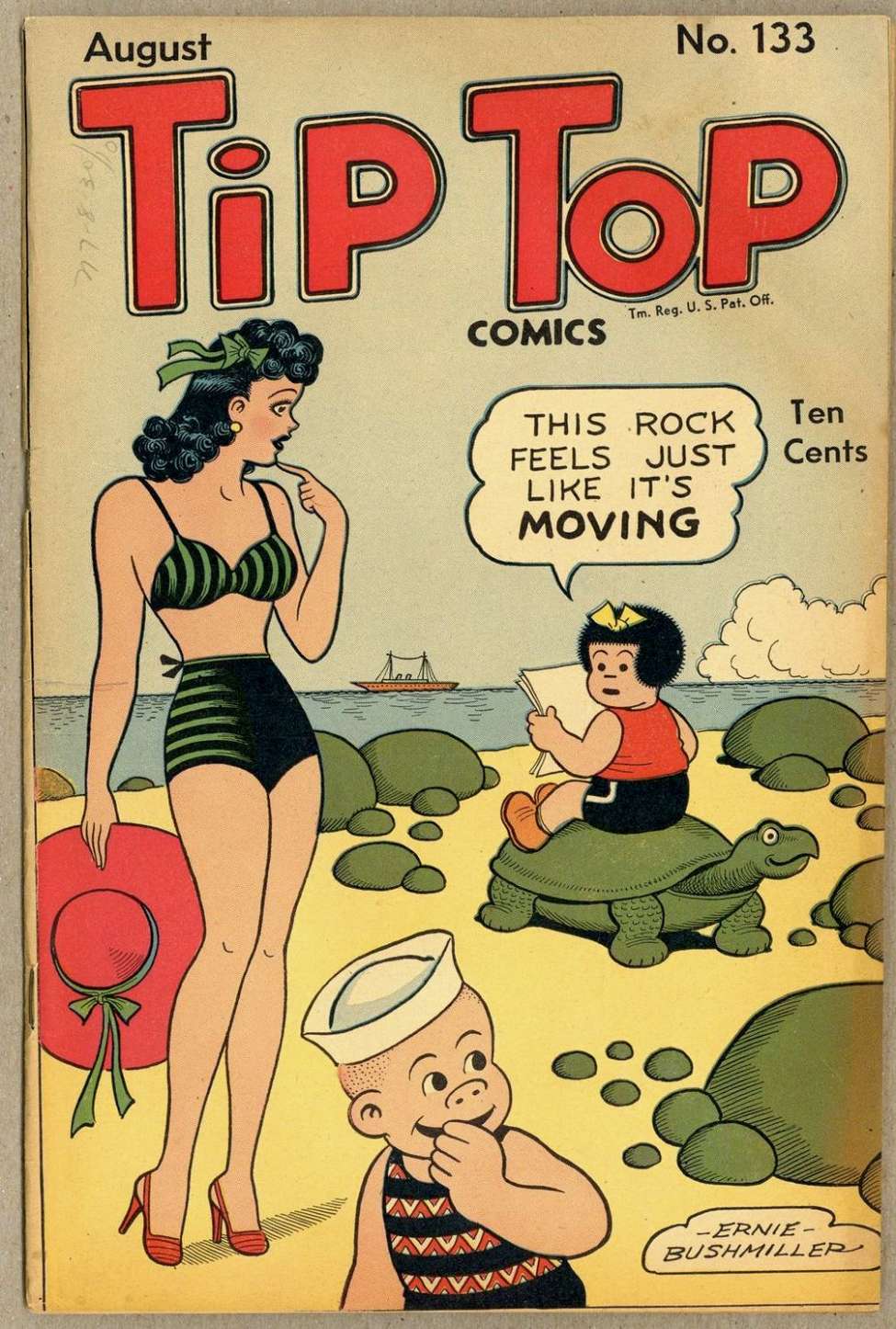 Comic Book Cover For Tip Top Comics 133