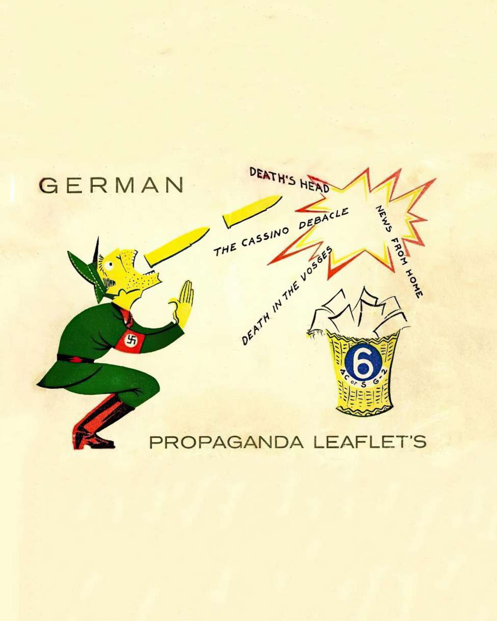 Comic Book Cover For German Propaganda Leaflets