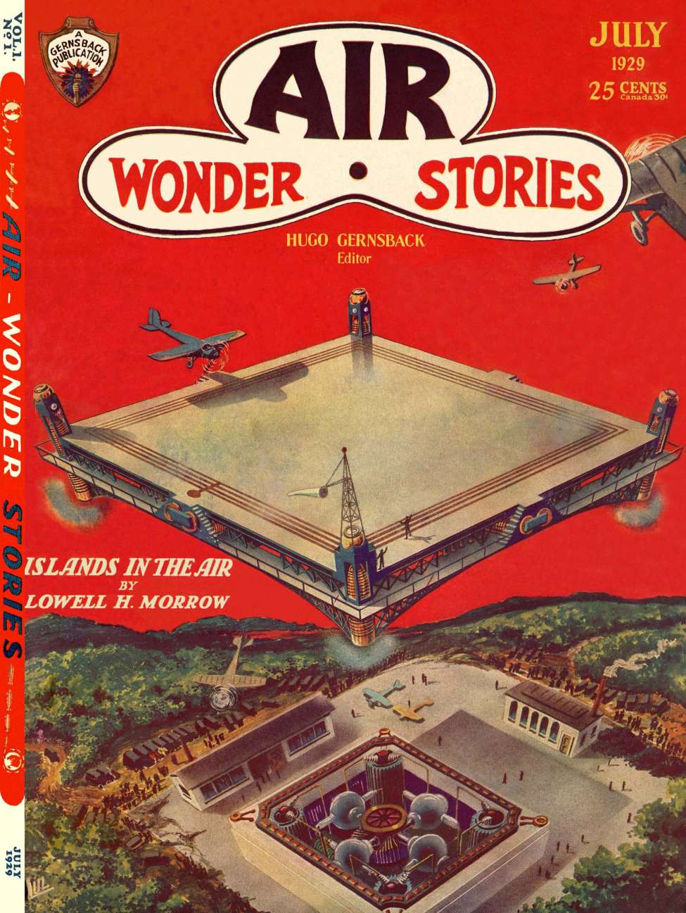 Comic Book Cover For Air Wonder Stories 1 - The Ark of the Covenant - Victor MacClure