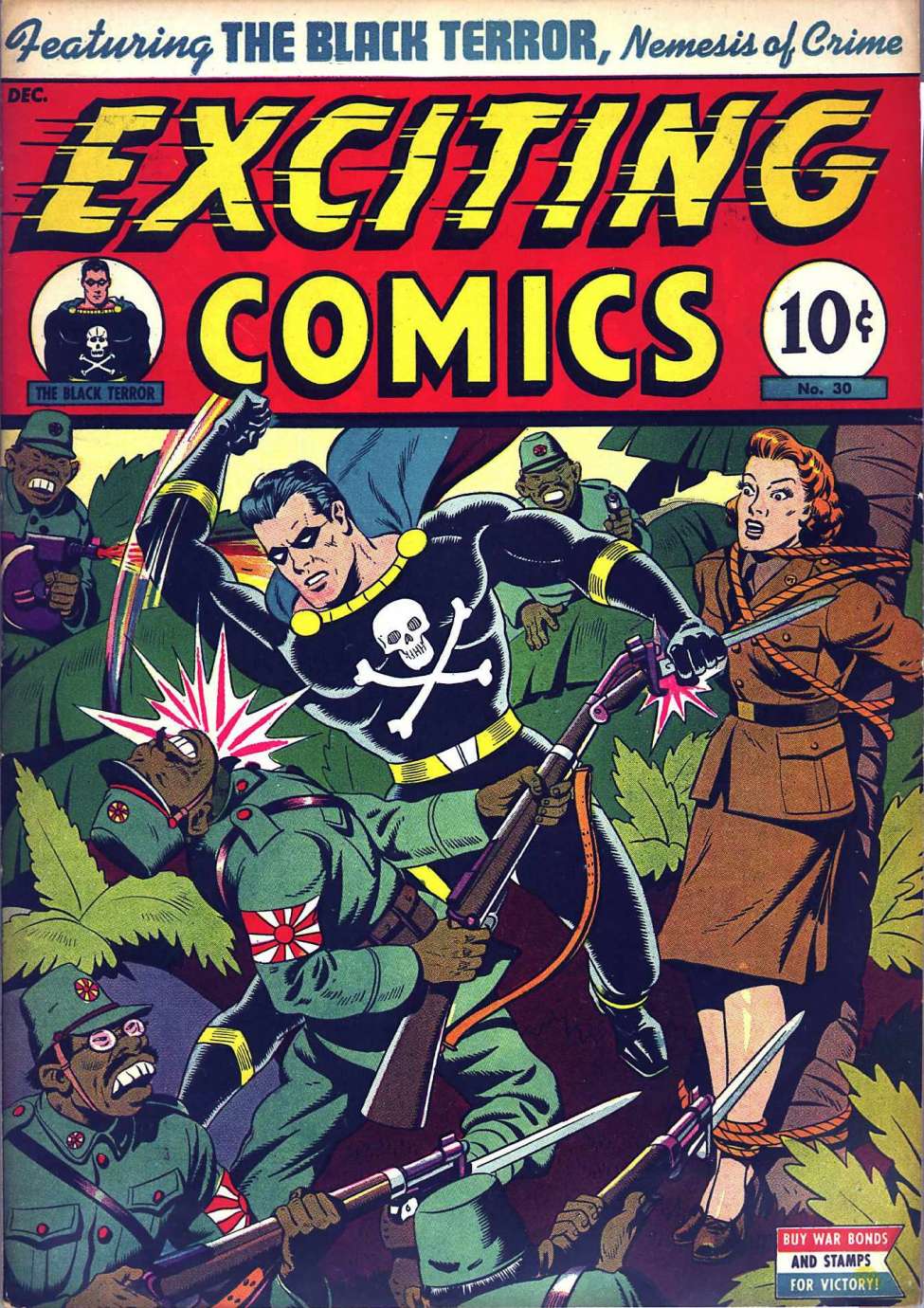 Book Cover For Exciting Comics 30