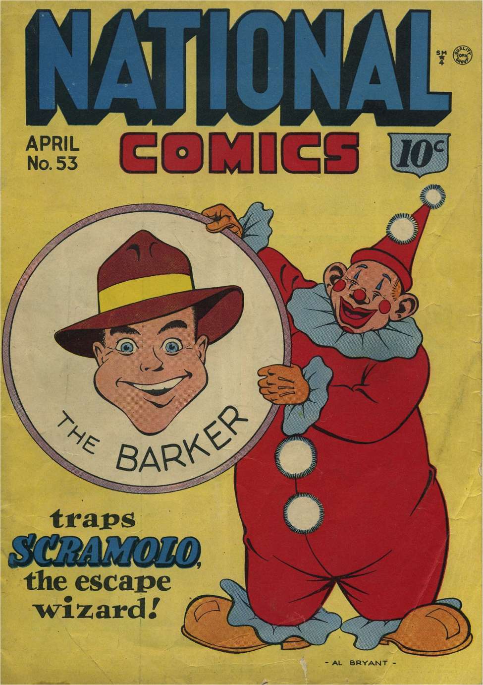 Comic Book Cover For National Comics 53