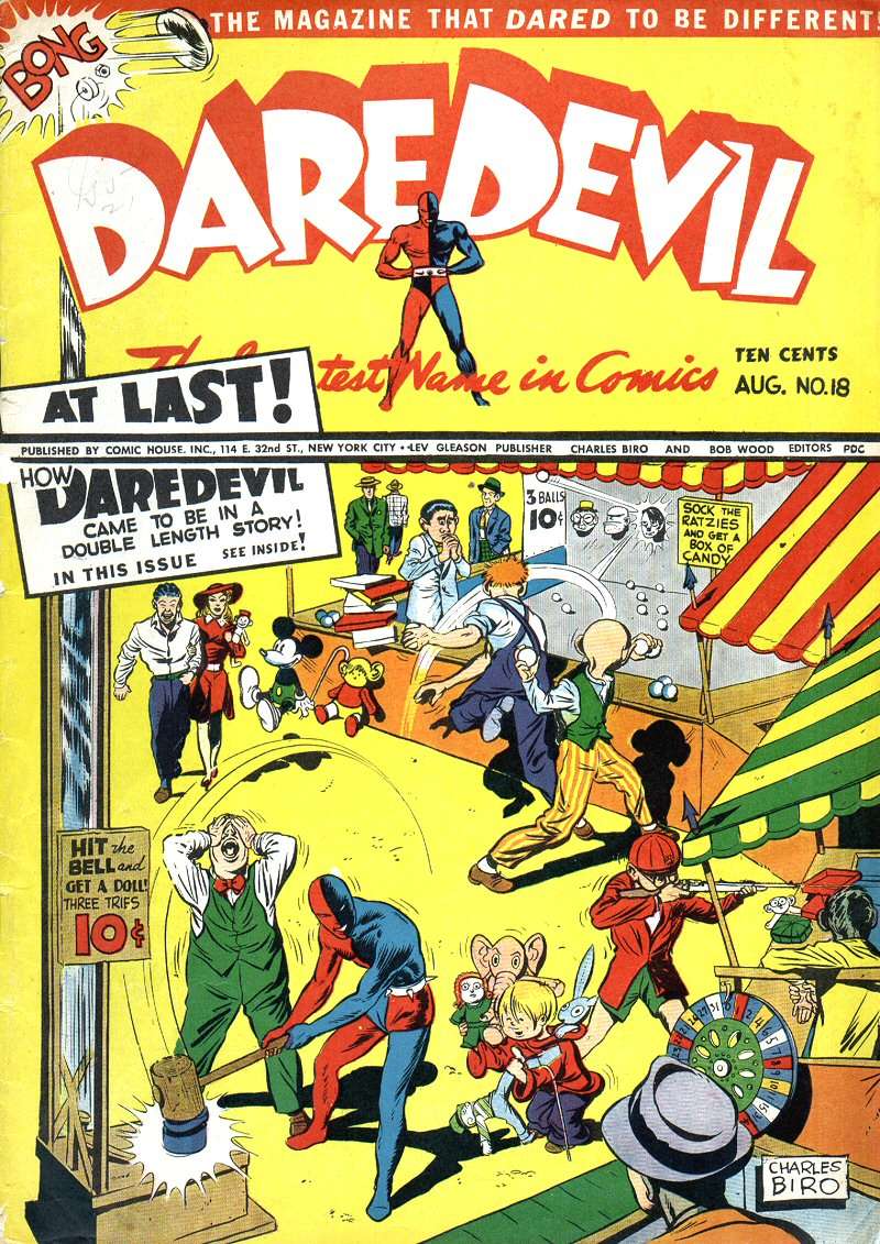 Comic Book Cover For Daredevil Comics 18