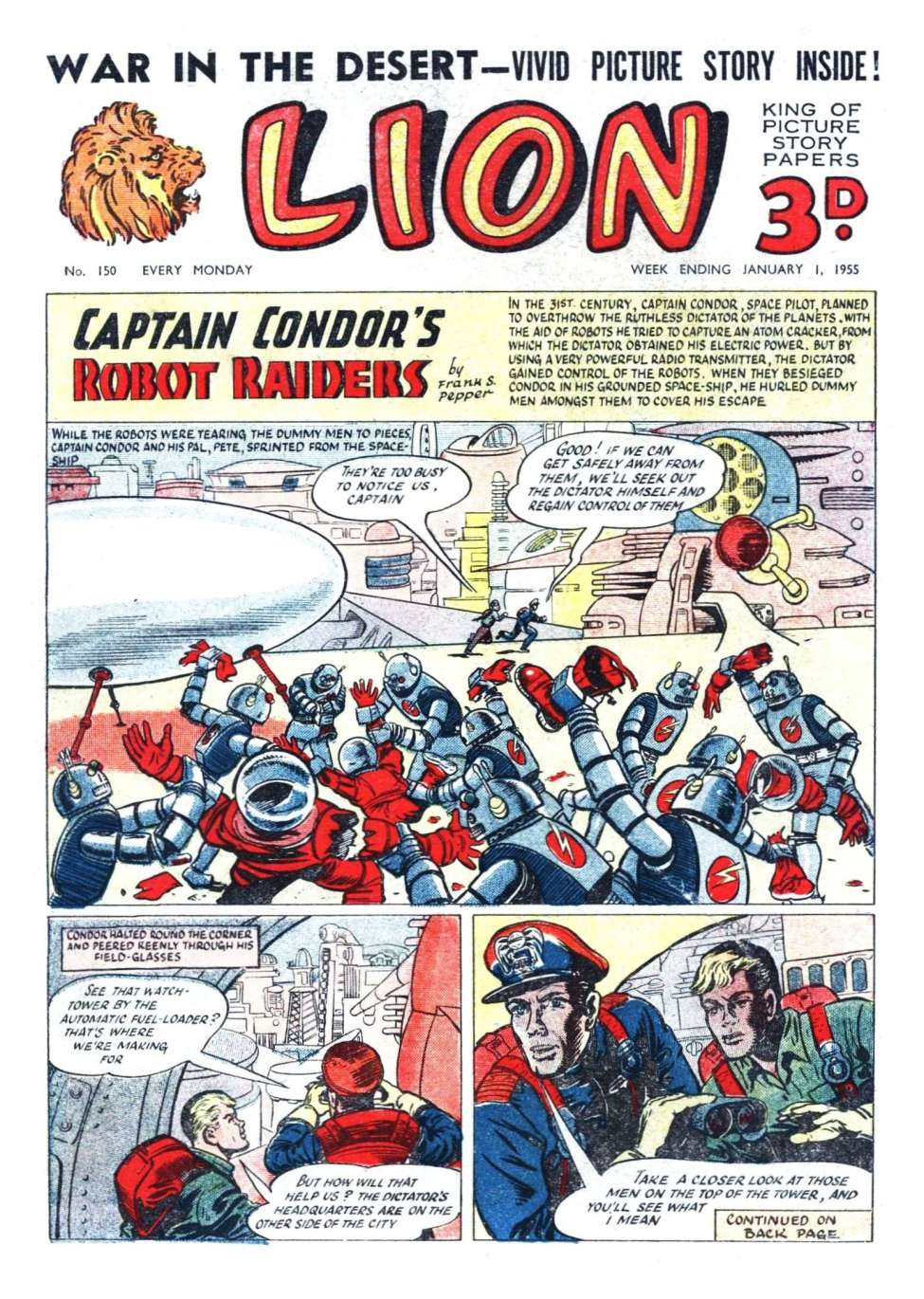 Comic Book Cover For Lion 150
