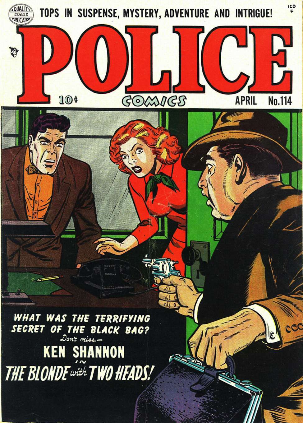 Book Cover For Police Comics 114 - Version 3