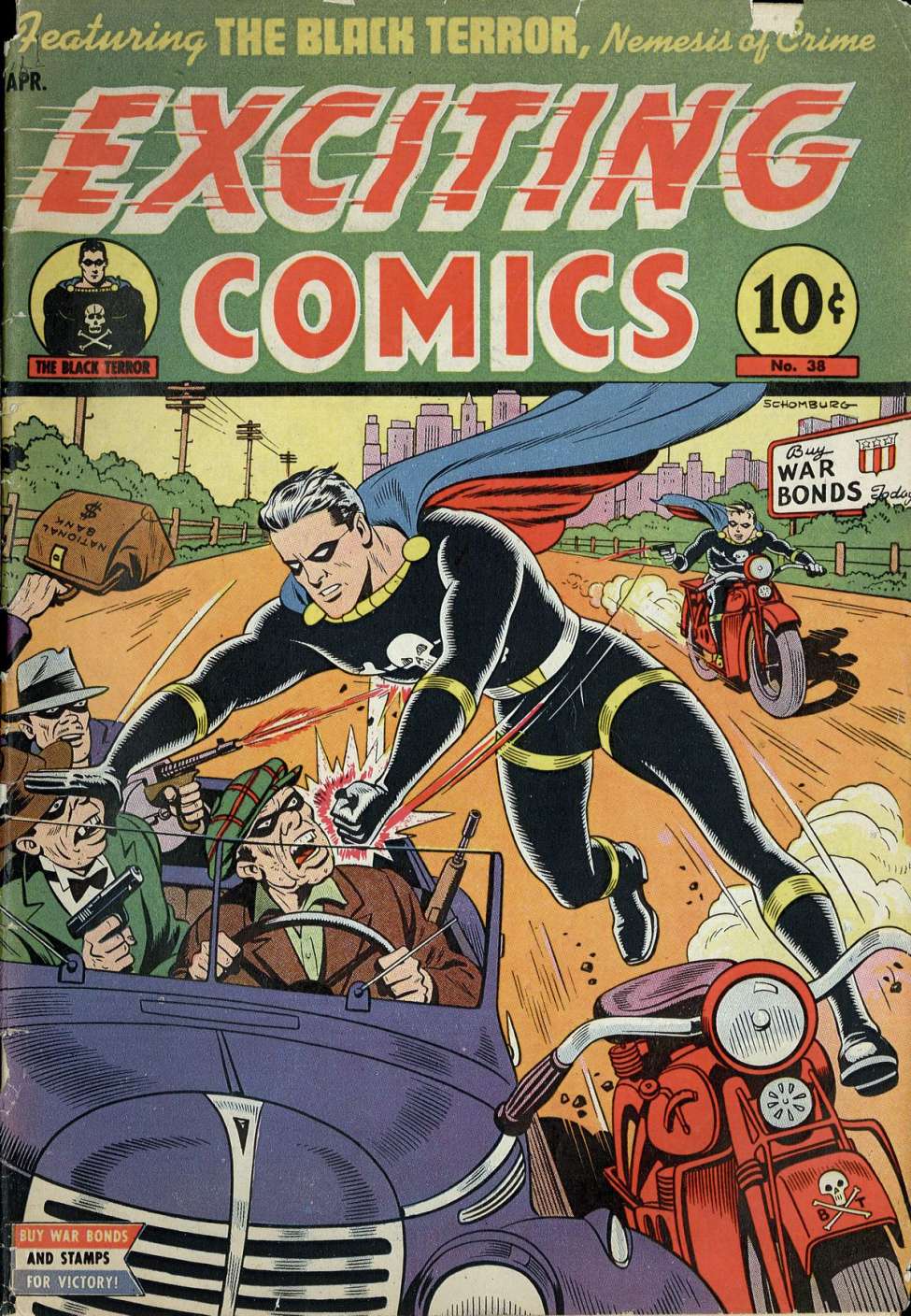 Comic Book Cover For Exciting Comics 38