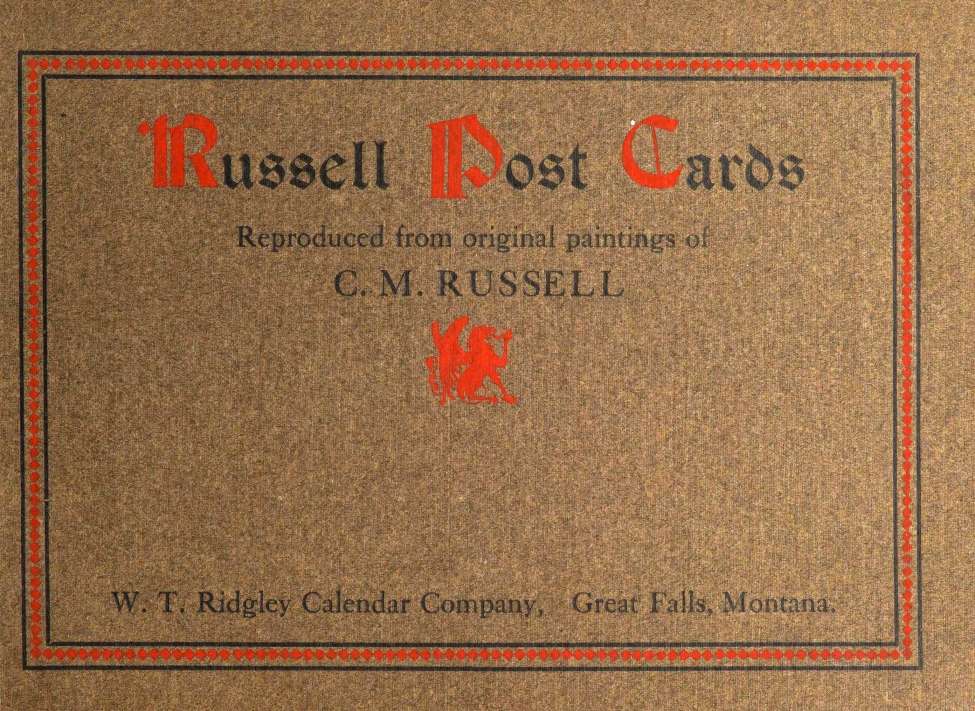 Comic Book Cover For Russell Post Cards