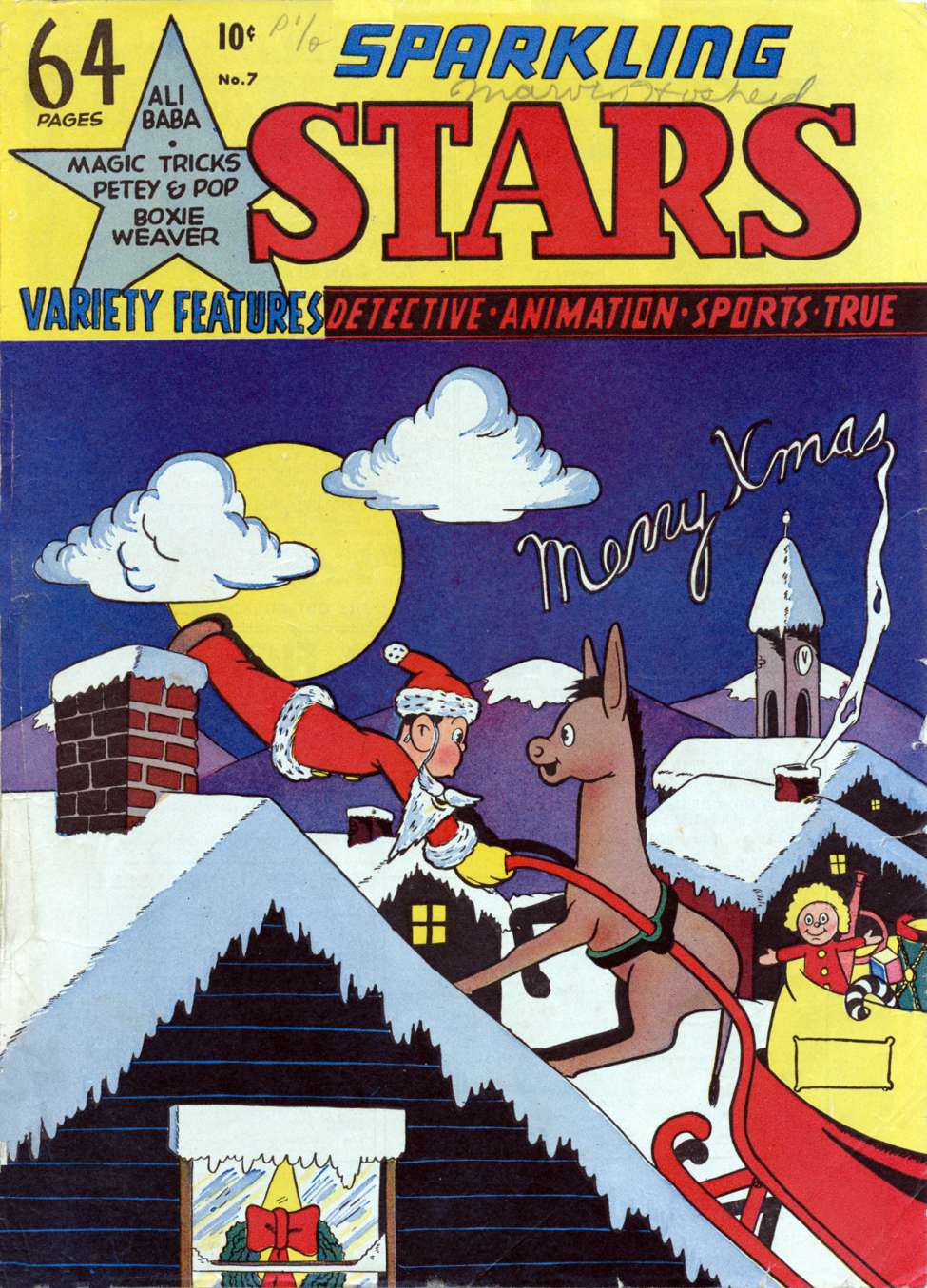 Comic Book Cover For Sparkling Stars 7