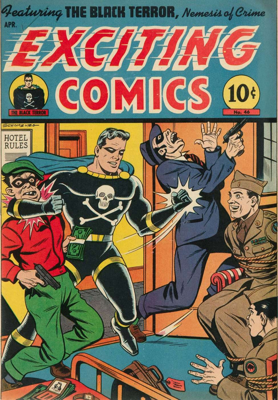 Book Cover For Exciting Comics 46 - Version 2