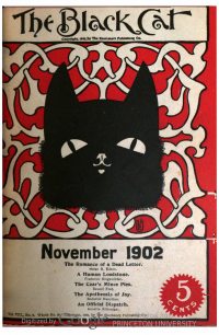 Large Thumbnail For The Black Cat v8 2 - The Romance of a Dead Letter - Helen R. Edson