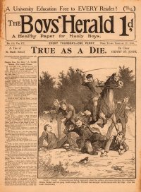Large Thumbnail For The Boys' Herald 135 - Huggins Does His Duty