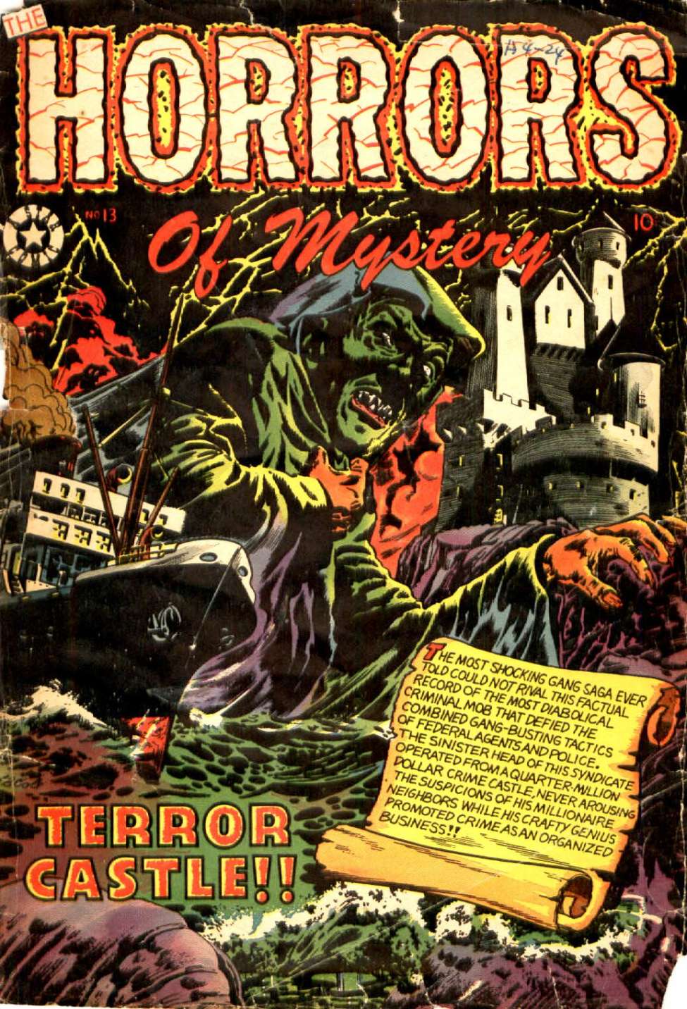 Comic Book Cover For The Horrors 13 - (Of Mystery)