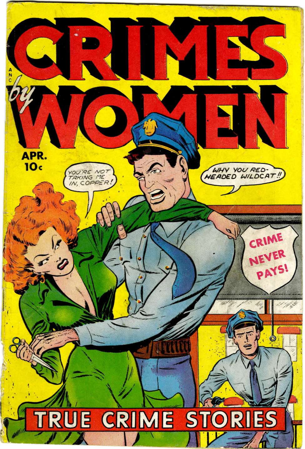 Comic Book Cover For Crimes By Women 12 (alt) - Version 2